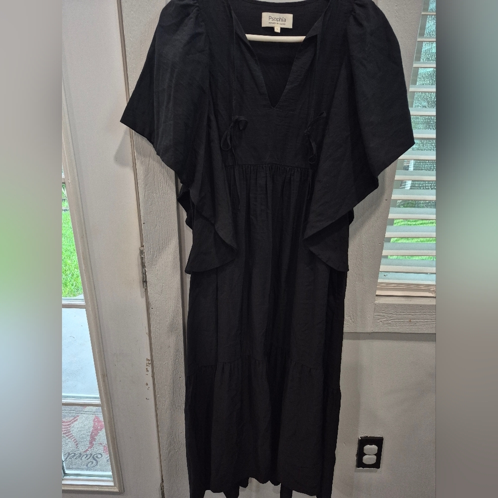 Psophia Vazquez De Castro Black Dress